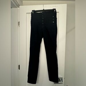 J brand buttons jeans high rise
